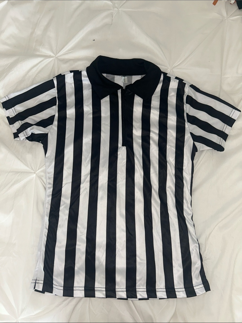 Women’s 1/4 Zip-Up Referee Short Sleeve Ref Jersey